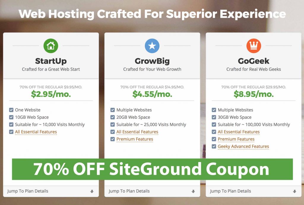 Siteground coupon
